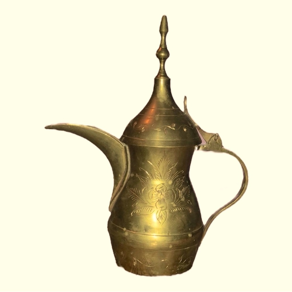 Antique Middle Eastern Coffee Tea pot + FREE GIFT